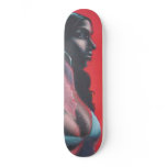 Rahmaan Statik Red RGB collection Custom Skate Board