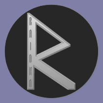 Raidho Rune grey stickers