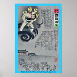 Raijin,the God of Thunder by Kobayashi,Kiyochika posters