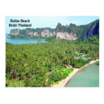 Railay Beach Krabi Thailand Postcard