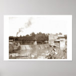 Railroad Bridge Across Barren Fork River  Posters