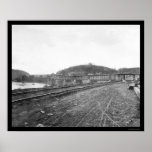 Railroad Bridge at Harpers Ferry, WV 1862 Posters