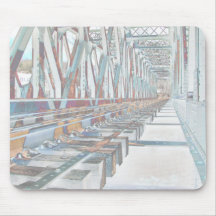 railroad bridge II mousepad