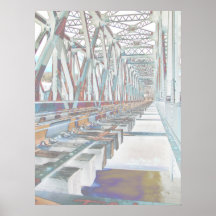 railroad bridge over housatonic in connecticut posters