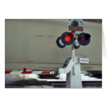 Railroad crossing arm cards