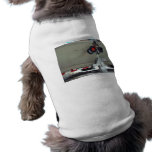 Railroad crossing arm dog t shirt