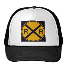 Railroad Crossing Mesh Hat
