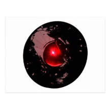 Railroad Crossing Signal Lamp Postcard