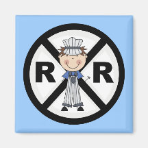 Railroad Engineer-Boy T-shirts and Gifts Magnet