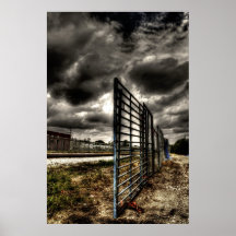 Railroad Fenceway Print