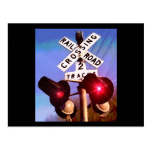 Railroad Grade Crossing Postcards