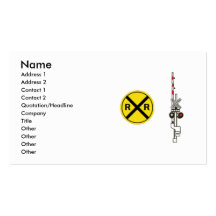 Railroad Professional or Railfan Business Card Templates