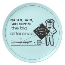 Railway Express Agency 1959 Melamine Plate