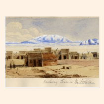 Railway Town on the Prairie postcards