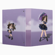 Raimei Murasaki 3 Ring Binder