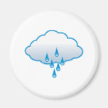 Rain Cloud Refrigerator Magnets