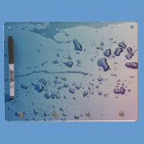 Rain drops dry erase boards