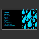 Rain Drops Business Card business cards