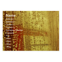 Rain drops business card
