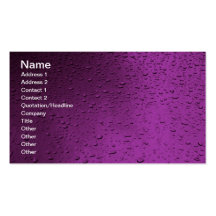 rain-drops-on-flowerpetal business card