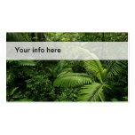 Rain forest business card