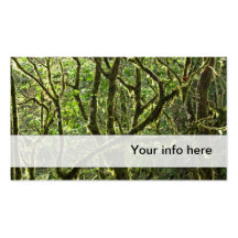Rain forest business card