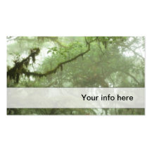 Rain forest business card
