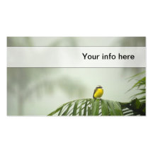 Rain forest business card