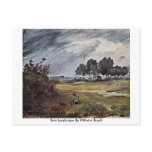 Rain Landscape By Wilhelm Busch Post Cards
