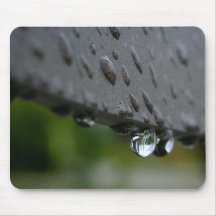 Rain Or Dew Drops Mouse Pads