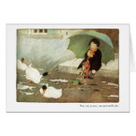 Rain, Rain Go Away Nursery Rhyme  - Card