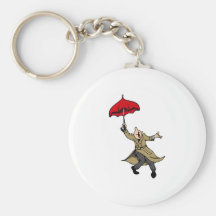Rain Singer Keychain