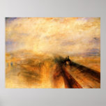 Rain, Steam, and Speed Canvas Print