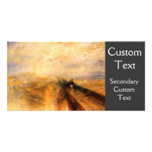 Rain, Steam, and Speed Photo Card Template