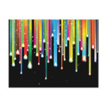Rainbow ~ Abstract Colour Spectrum Rain Jewels postcards