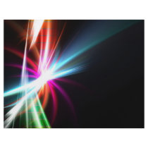Rainbow Abstract Fractal Full Color Flyer