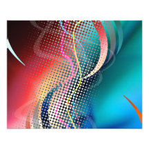 Rainbow Abstract Halftone Design Photo