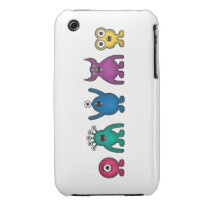 Rainbow Alien Monsters Iphone 3 Cover