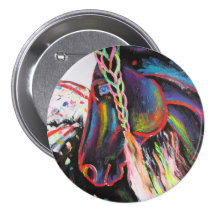 Rainbow Appaloosa Button