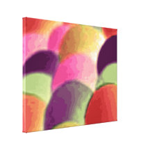 Rainbow Art Wrapped Canvas Print
