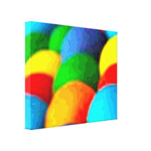 Rainbow Art Wrapped Canvas Print