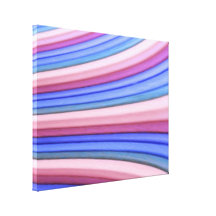 Rainbow Art Wrapped Canvas Print