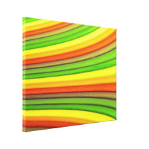Rainbow Art Wrapped Canvas Print