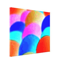 Rainbow Art Wrapped Canvas Print