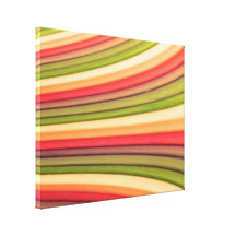 Rainbow Art Wrapped Canvas Print