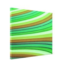 Rainbow Art Wrapped Canvas Print