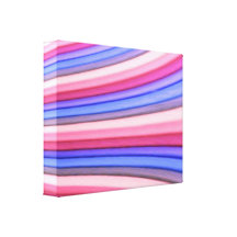 Rainbow Art Wrapped Canvas Print