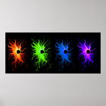 Rainbow at Night print