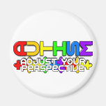 Rainbow Autism Puzzle Refrigerator Magnet