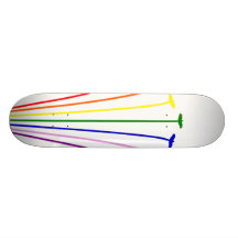 Rainbow Birds Skate Decks